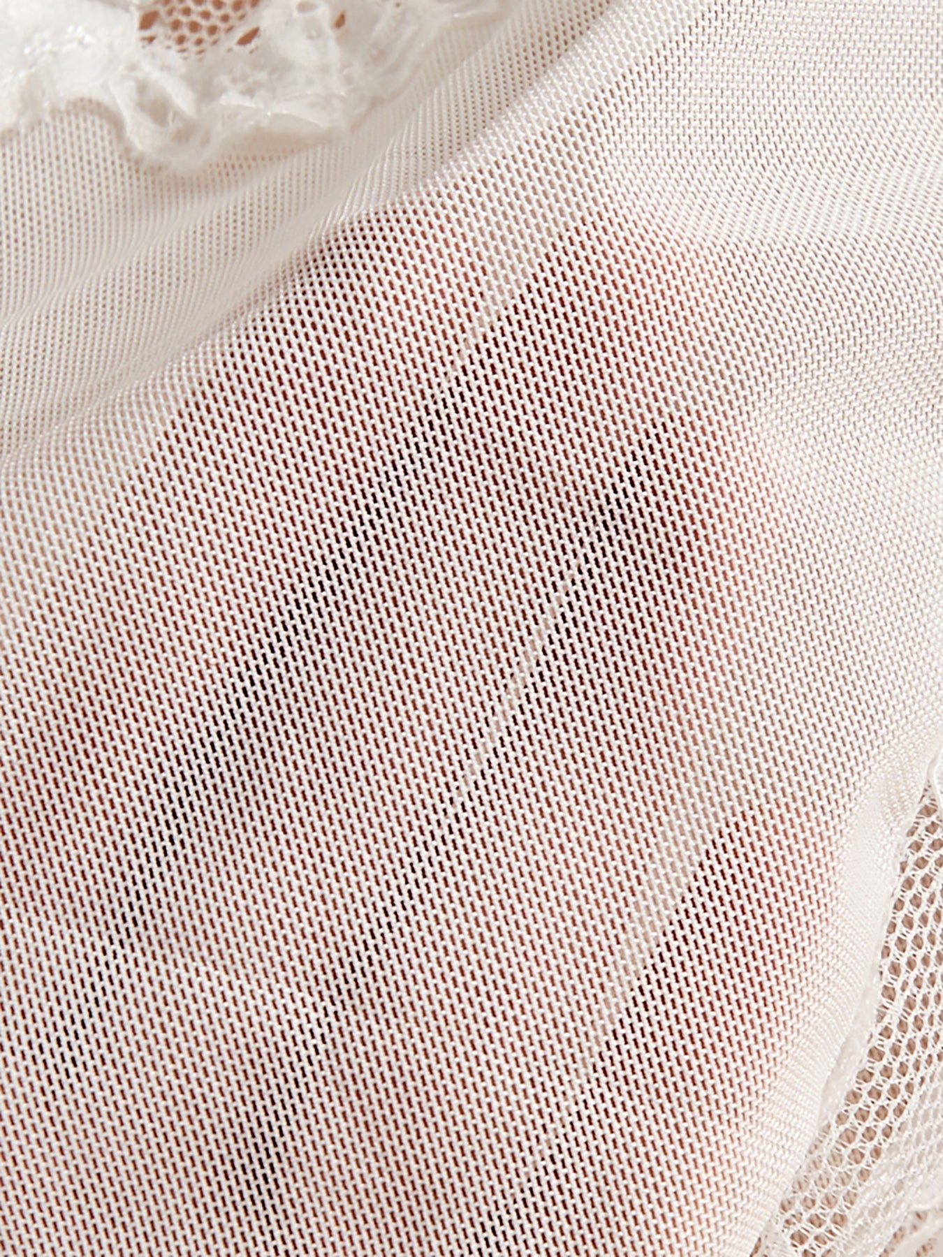 Floral Lace Sheer White Bodysuit