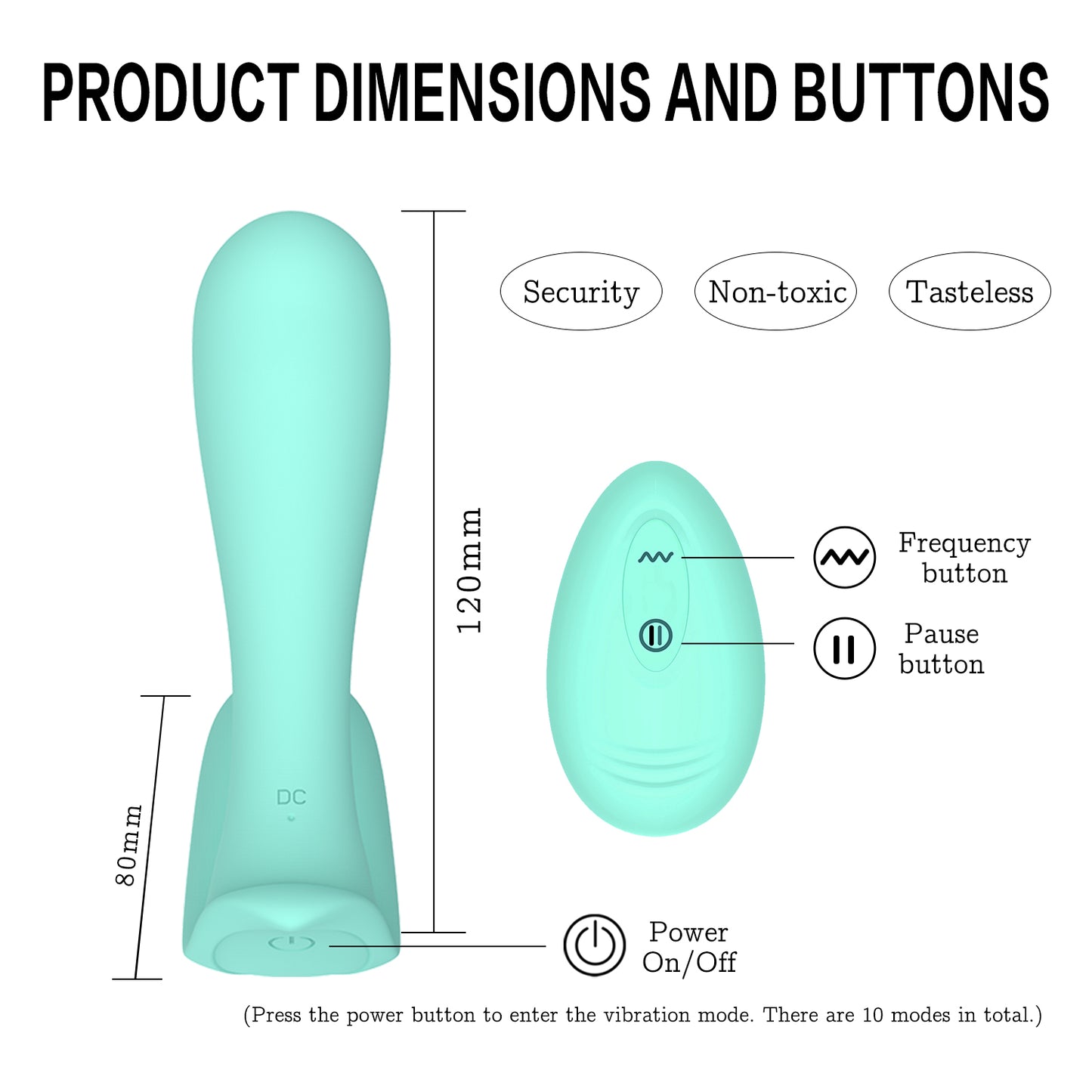 Rechargeable Wearable Vibrator