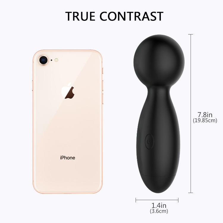 Pocket-Sized Black Mini Massager