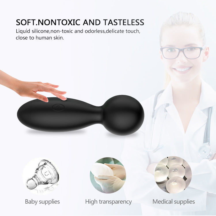 Pocket-Sized Black Mini Massager