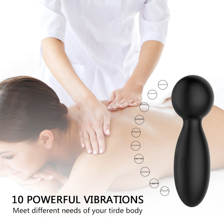Pocket-Sized Black Mini Massager