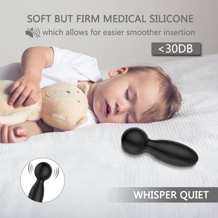 Pocket-Sized Black Mini Massager