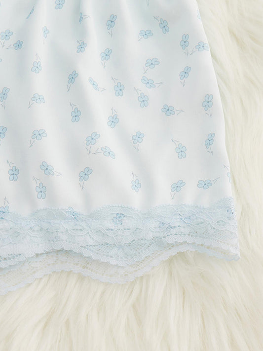 Blue Floral Camisole Nightdress
