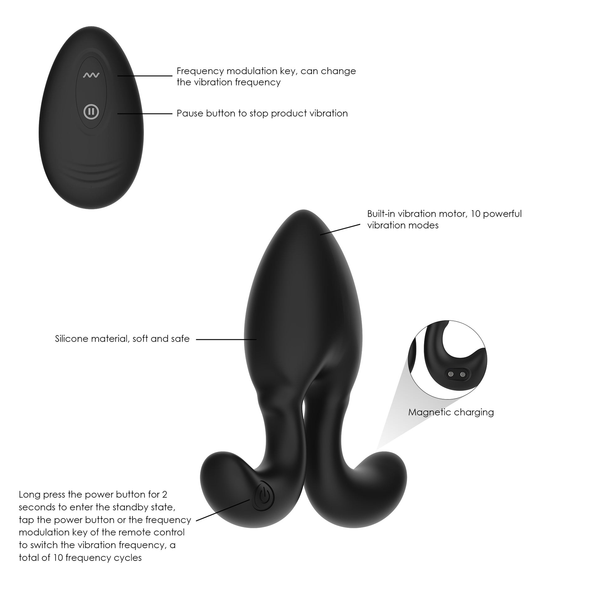 powerful-anal-plug-with-multiple-vibration-modes
