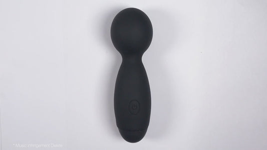 Pocket-Sized Black Mini Massager